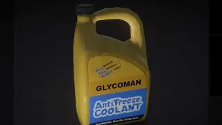 Antifreeze (New) Junk Item -  Wasteland Post Apocalyptic Survival Game Item, Unity 3d
