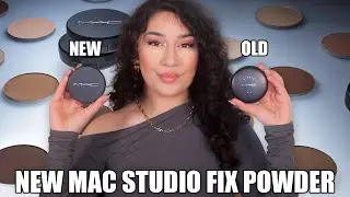 *NEW* MAC STUDIO FIX POWDER vs OLD STUDIO FIX POWDER | swatches & review