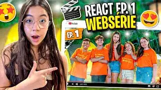 SARAH REAGINDO AO PRIMEIRO EPISÓDIO DA WEBSÉRIE AVENTURAS NO ACAMPAMENTO - Sarah de Araújo Games