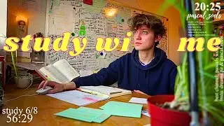 LIVE | 10-HOUR study with me 📚🌧 rain sounds & pomodoro timer 60 & 10