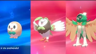 Rowlet si evolve in Dartrix e Decidueye - Pokémon Spada e Scudo