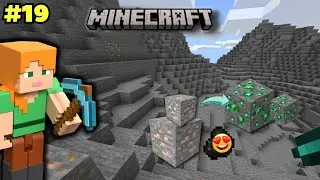 Minecraft Gameplay : Ep#19 ||🔥FINALLY I GOT BIGGEST COAL AND IRON MINE😍🔥(Survival series)