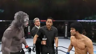 Werewolf vs. Bruce Lee (EA Sports UFC 2) - CPU vs. CPU