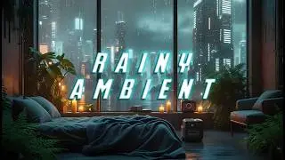 Cozy Cyberpunk Rain Ambience [4K]