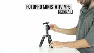 Fotopro ministativ M-5 - en kort demostration