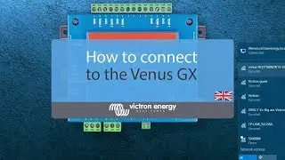 How to connect to the Venus GX