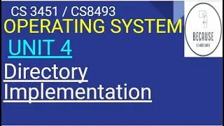 4.10 Directory Implementation in Tamil