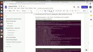 copy text file from local system to HDFS using flume