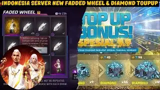 Indonesia server new fadded wheel event & diamond topup event 🔥 ff Indonesia server new event today