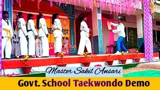 United taekwondo demonstration by Government school students||tkd demo
