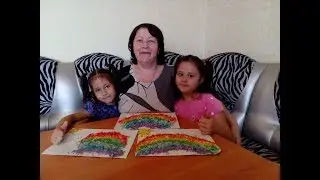 "Радуга" из подручных материалов