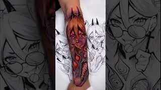 portrait tattoo by @vadiknevadik