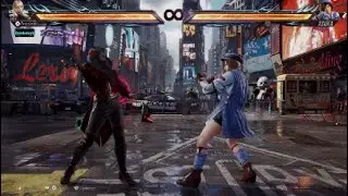 Tekken timing example 3 " Movement to change timing "