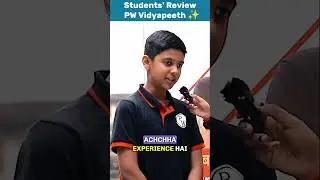 Students' Review PW Vidyapeeth #shorts #viral #neet