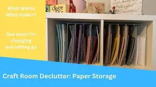 Craft Room Paper Storage: 11 Tips Organize Your Craft Papers