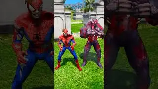Zombies Spider Man VS Spider Man Which Random Team Will Win 105%  #shorts #gta5 #hulk #spiderman