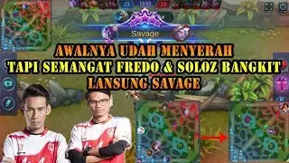 EPIC COMEBACK - SOLOZ FANNY MENGALAHKAN ZXUAN + FREDO MARTIS  SAVAGE, DUET PERMAINAN TERBAIK - MLBB