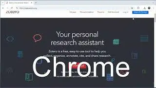 Finding the Zotero Connector in your web browser