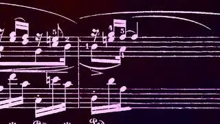 Coda of Ballade No. 4 - Chopin (animated sheet music)