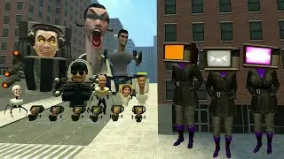 Camera parasite và TV Women vs Skibidi Toilet in Garry's Mod
