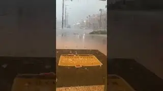 Storm takes out window at Midtown Scholar in Harrisburg