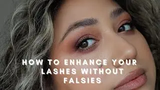 How to enhance lashes with out falsies
