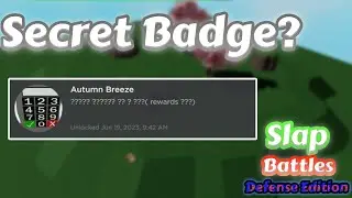 New Secret Badge? | Roblox Slap Battles Defense Edition