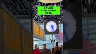 Самые необычные часы где стрелку рисует человек