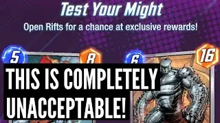 Why I will not be playing Marvel Snap anymore! This is NOT OK!