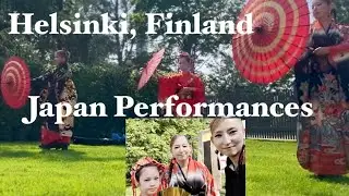 Helsinki Japan performances & BON dance festival/龍鳳凰ライブペインテイング&舞パフォーマンス&盆踊り祭り、ヘルシンキフィンランド
