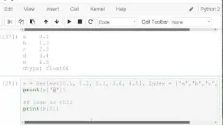 Data Analysis With Python - Introduction to Pandas Series
