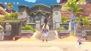 NEW MAP AREA VILLAGE IN THE  DESERT SUMERU | GENSHIN IMPACT 3.1 LEAKS