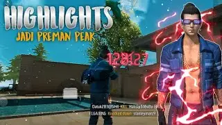highlights solo squad jadi preman peak mode bantai bantai only peak(free fire indonesia)