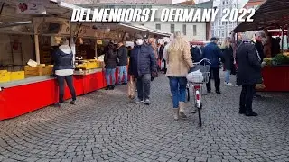 🇩🇪Delmenhorst Germany Walking  2022/ Weekend Market 