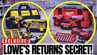 What Happens to Returned Tools at Lowe's? Here's Where They ACTUALLY Go