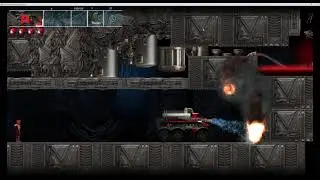 Amazing Firetruck & a open 2D world, you can do whatever you want!  #metroidvania #scifi #platformer
