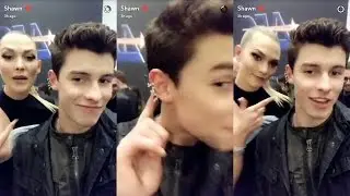 Shawn Mendes ►American Music Award Snapchat Story ◄ November 20th 2016