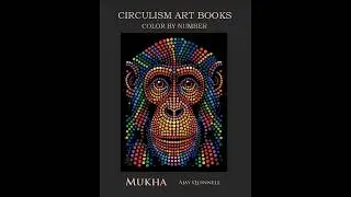 Mukha - Color by Number Circulism book : Ajay Quinnell ; Flipthrough