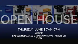 Open House - June 8th!