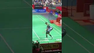 Jonatan Christie entering the court  #badminton