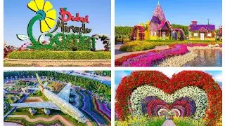 Miracle Garden|Flower Garland|Best spot@Dubai|🌿💐Tamil vlogger#viral#miraclegarden#miraclegardendubai