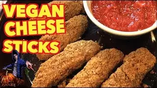 Vegan Mozzarella Sticks in Chefman Air Fryer