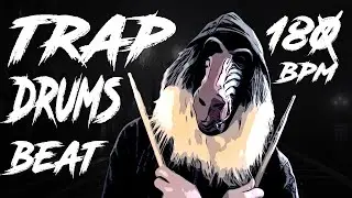 💡TRAP Drum Loop || 180 bpm 🪘🐒 Hip Hop