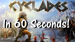 Cyclades The Board Game in 60 Seconds ! (Stop Motion Skit)