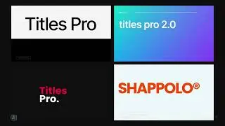 Titles Pro | Davinci Resolve Templates