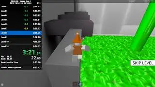 ROBLOX Speed Run 4 - First 16 Levels (No Skips) in 6:53.690