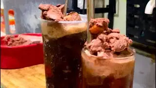 HOMEMADE COKE FLOAT by Me 🤤🍹