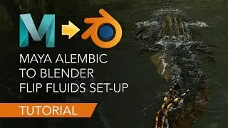 Maya Alembic To Blender Flip Fluids Set Up Beginner Mode