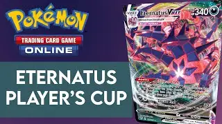 Eternatus V gets FREE PLAYERS CUP DUBS! (PTCGO Gameplay)