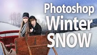 How To Add Winter Snow In Photoshop To Portrait In Minutes